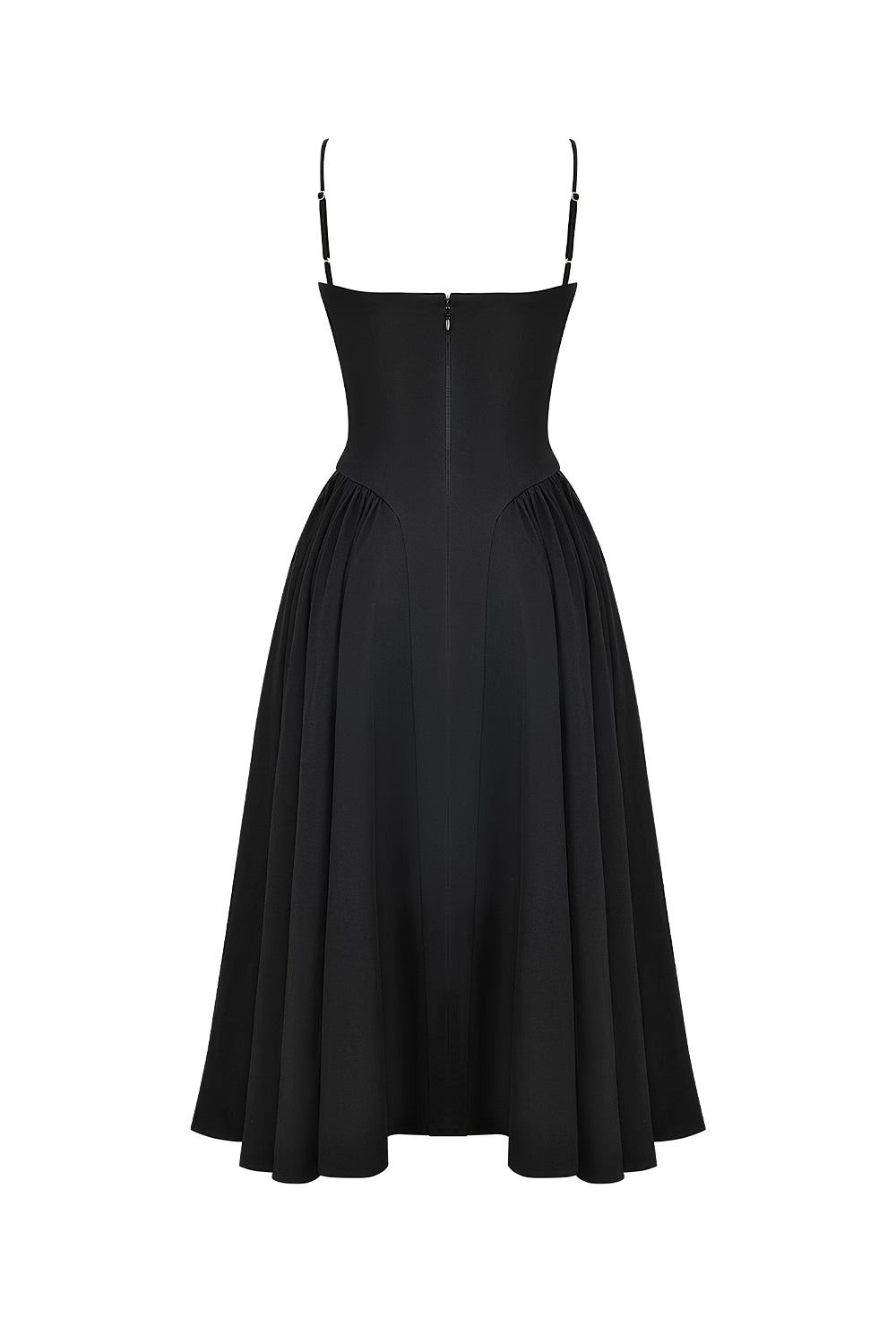 Samaria Midi Dress - Black
