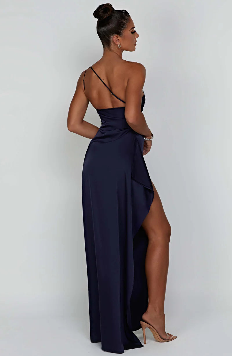 ARIEL MAXI DRESS — SCULPTING SATIN EDITION