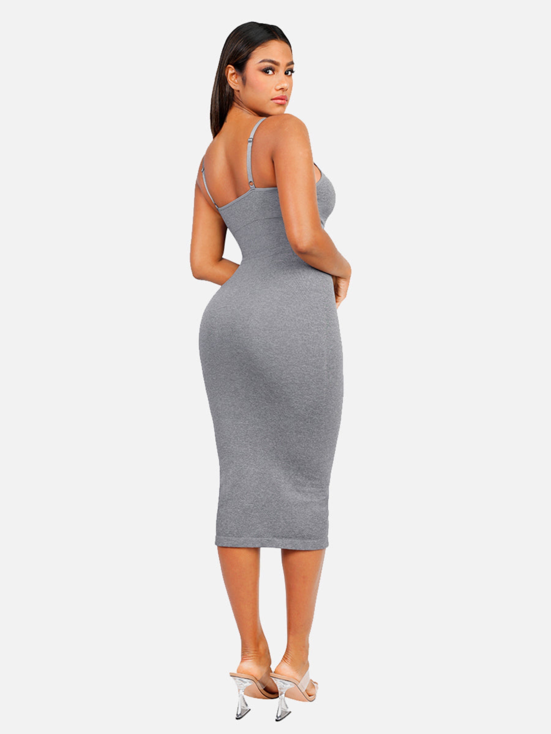 Feelingirl Seamless Midi Body Shaper Dress