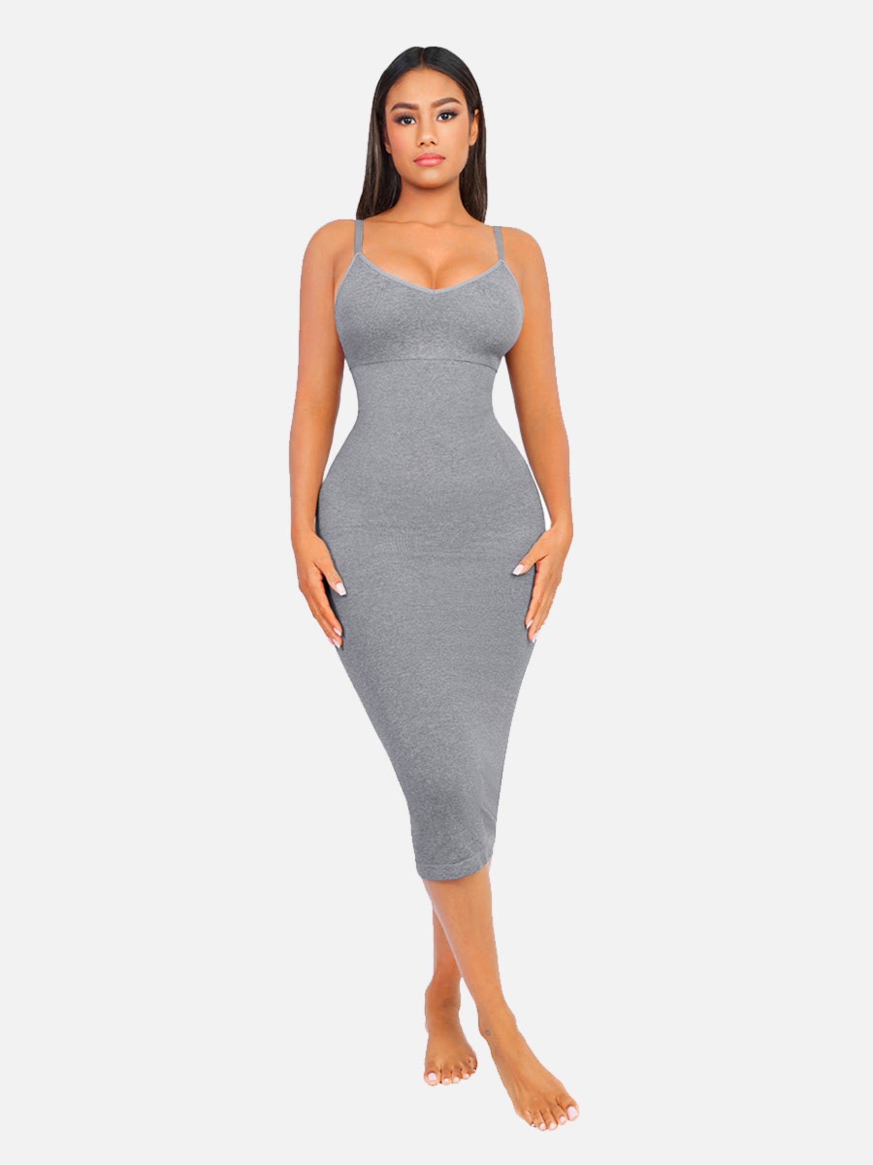 Feelingirl Seamless Midi Body Shaper Dress [BOGO]