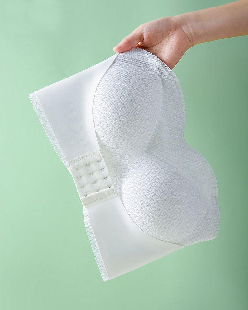 Trägerloser Rückenfreier Unsichtbarer Kabelloser Vorderverschluss Push-up BH