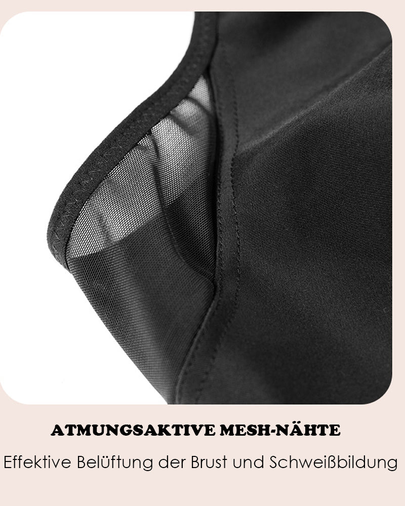 Bügellose Sexy Cut-Outs Oberteil Crop Tank BH in Übergröße