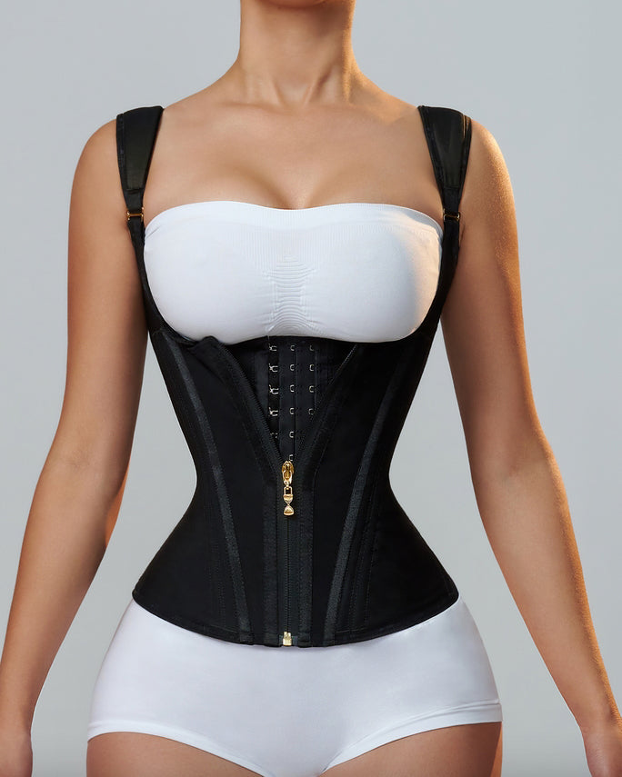 Shapshe® Taillentrainer für Damen Body Shaper Korsett Weste Tanktop mit Stahlknochen