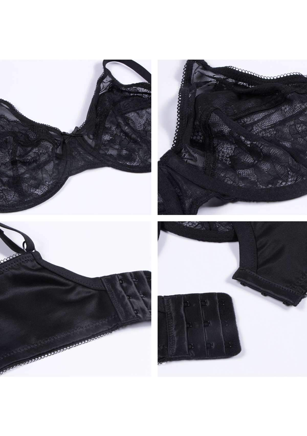 (Cardi B recommends)Enchante Unlined Lace Underwire Bra