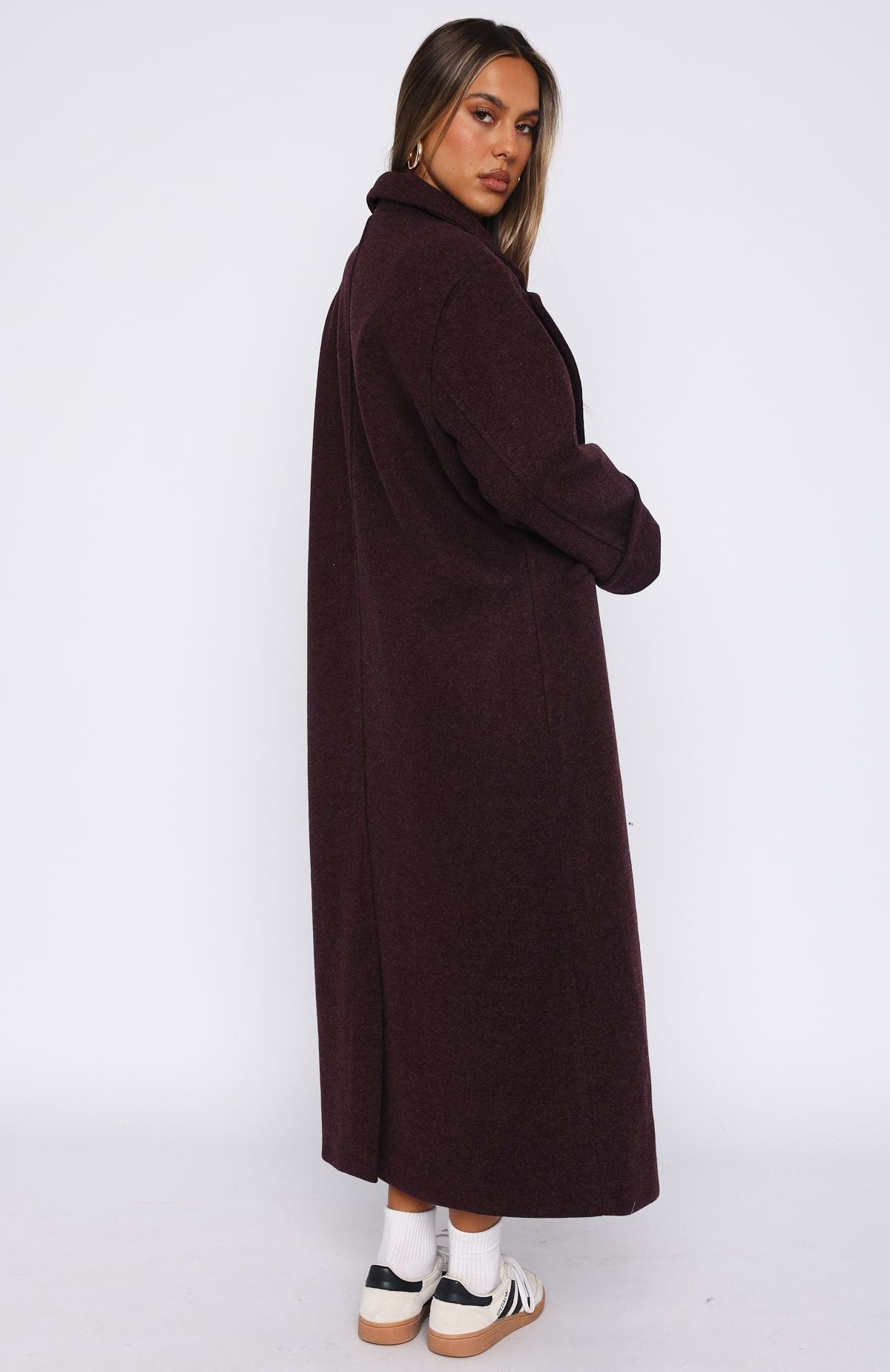 Winter Holiday Oversized Coat Oat