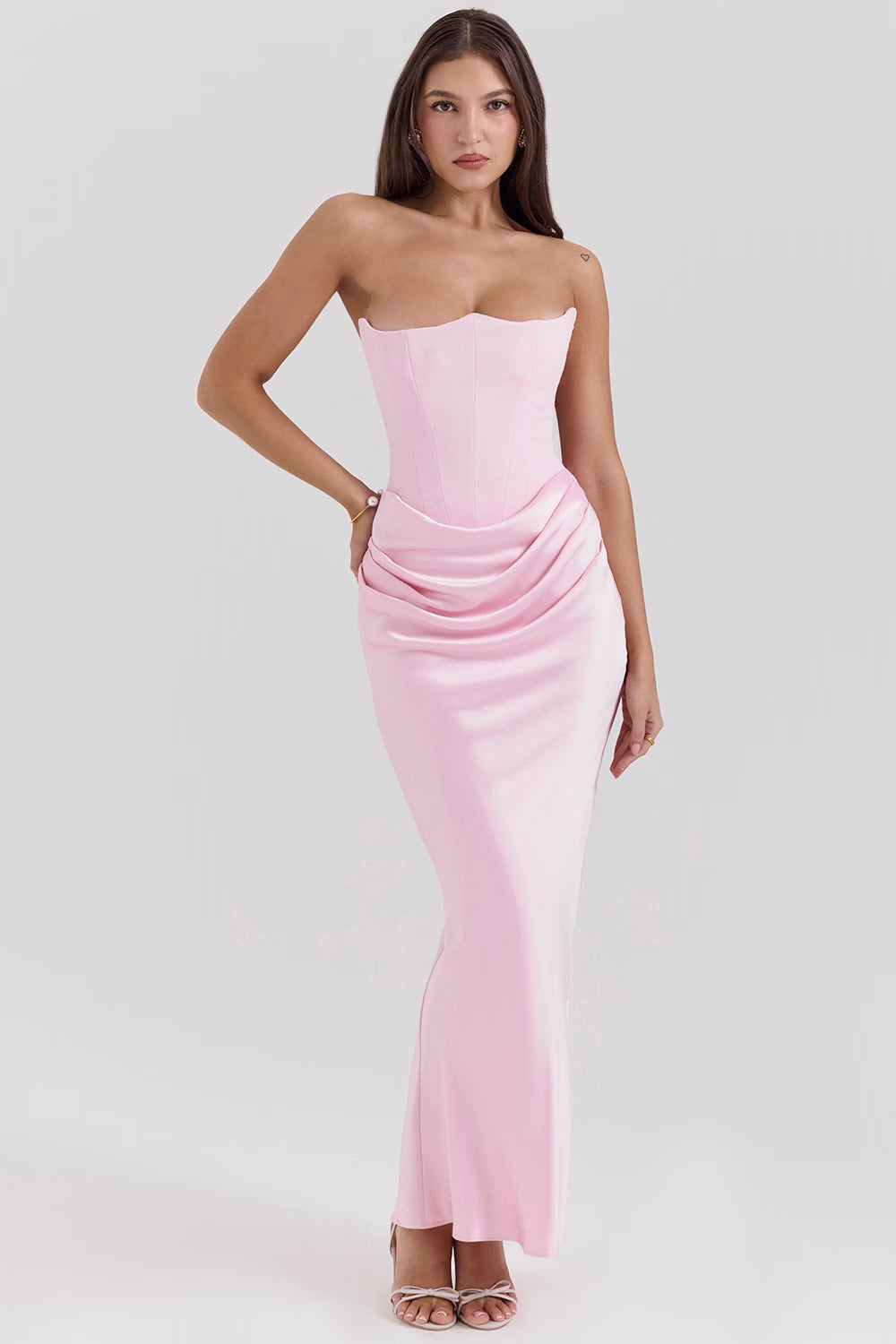 Rosalind Maxi Dress - Blush