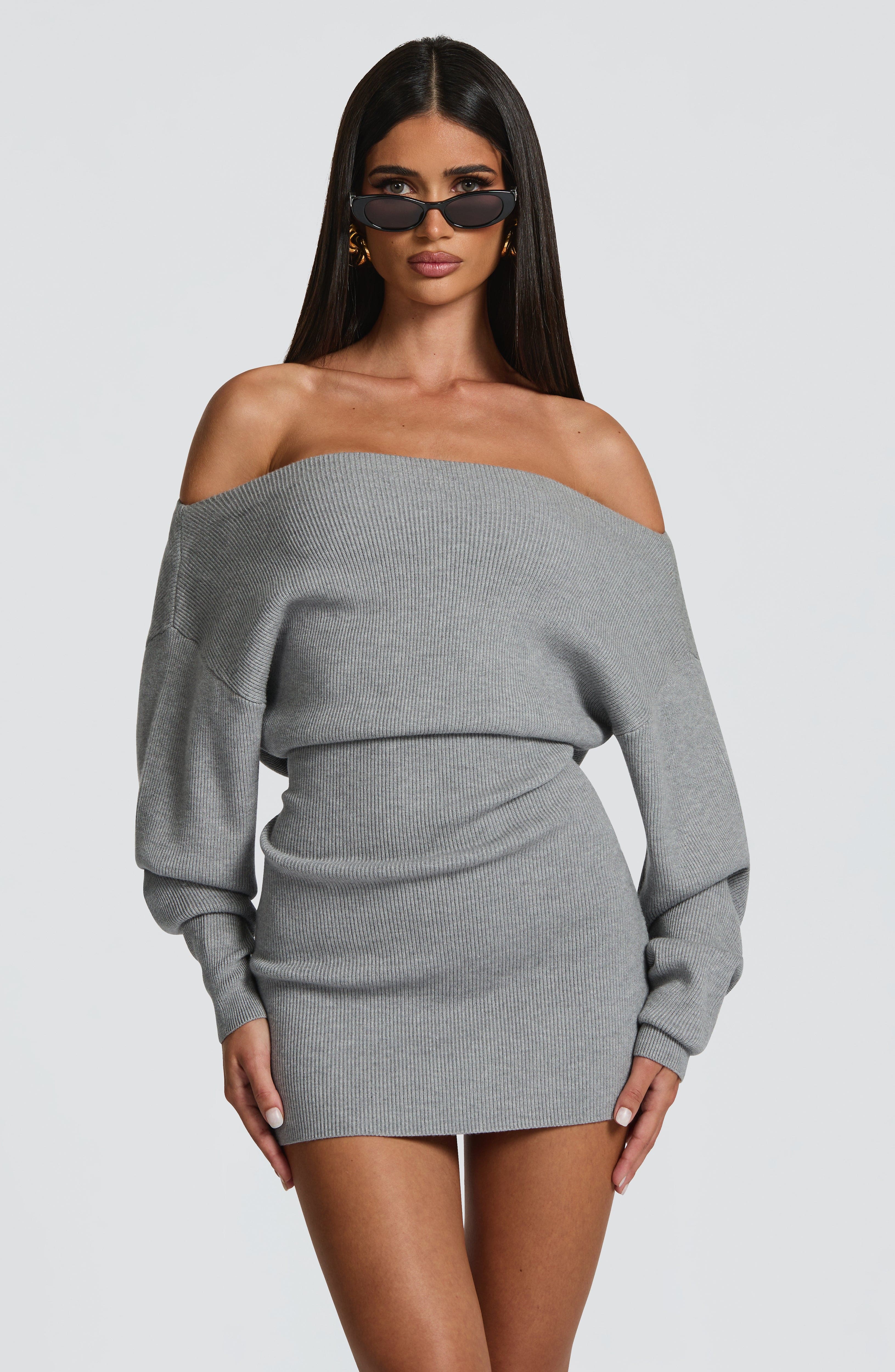 Sawyer Mini Dress - Light Grey