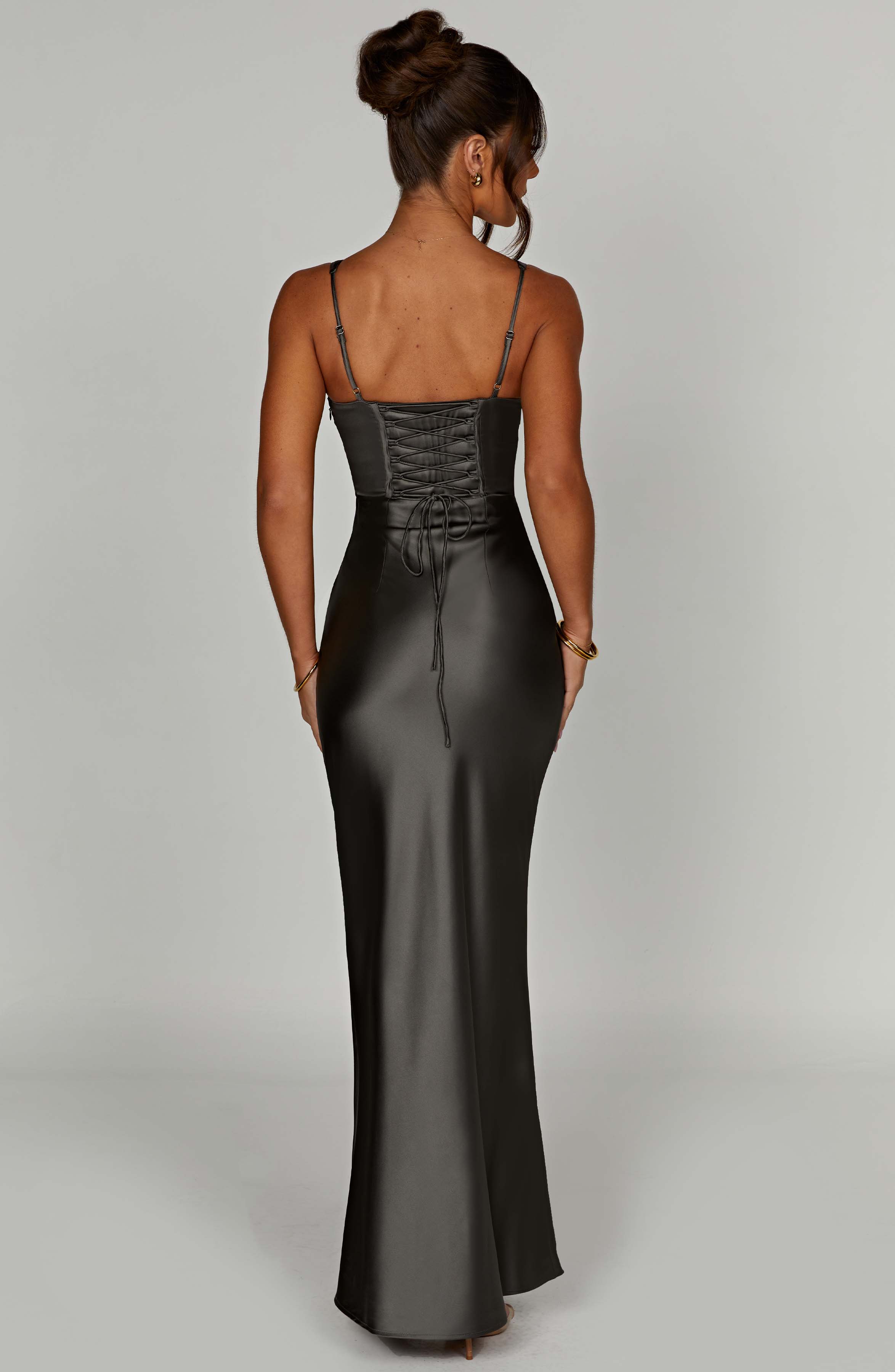 Shae Maxi Dress - Charcoal Gray