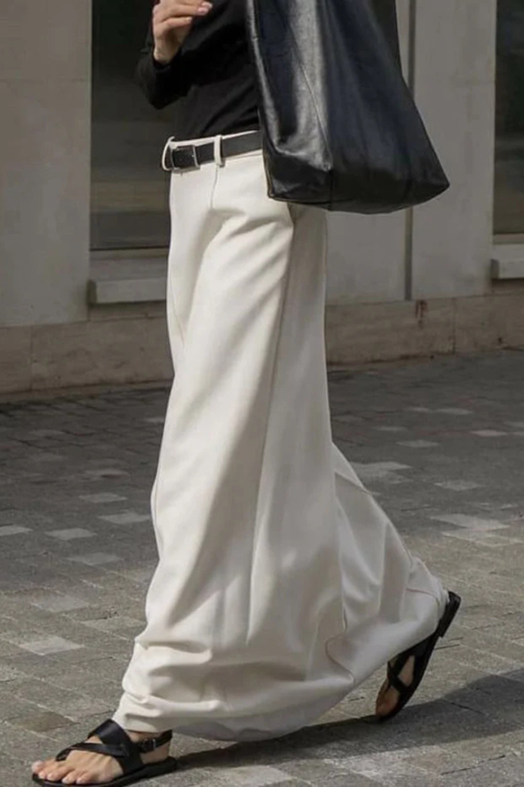 Elegant Maxi Skirt with Pockets Clean H-Shape