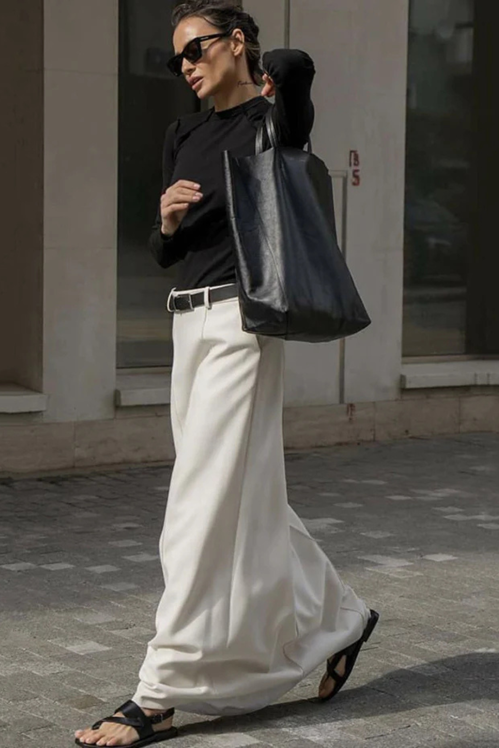 Elegant Maxi Skirt with Pockets Clean H-Shape