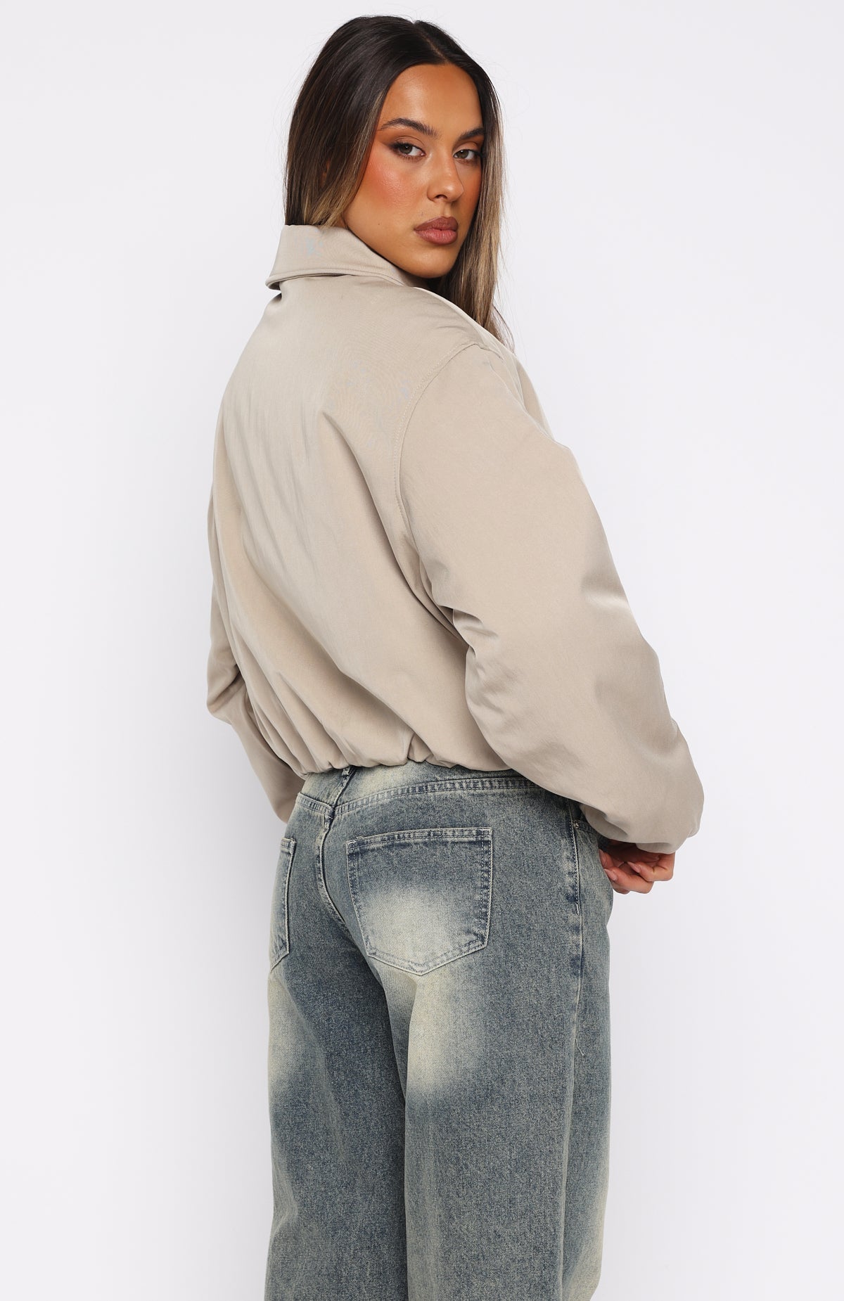 Back To Friends Jacket Sand